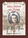 Cover image for Mes frères au front